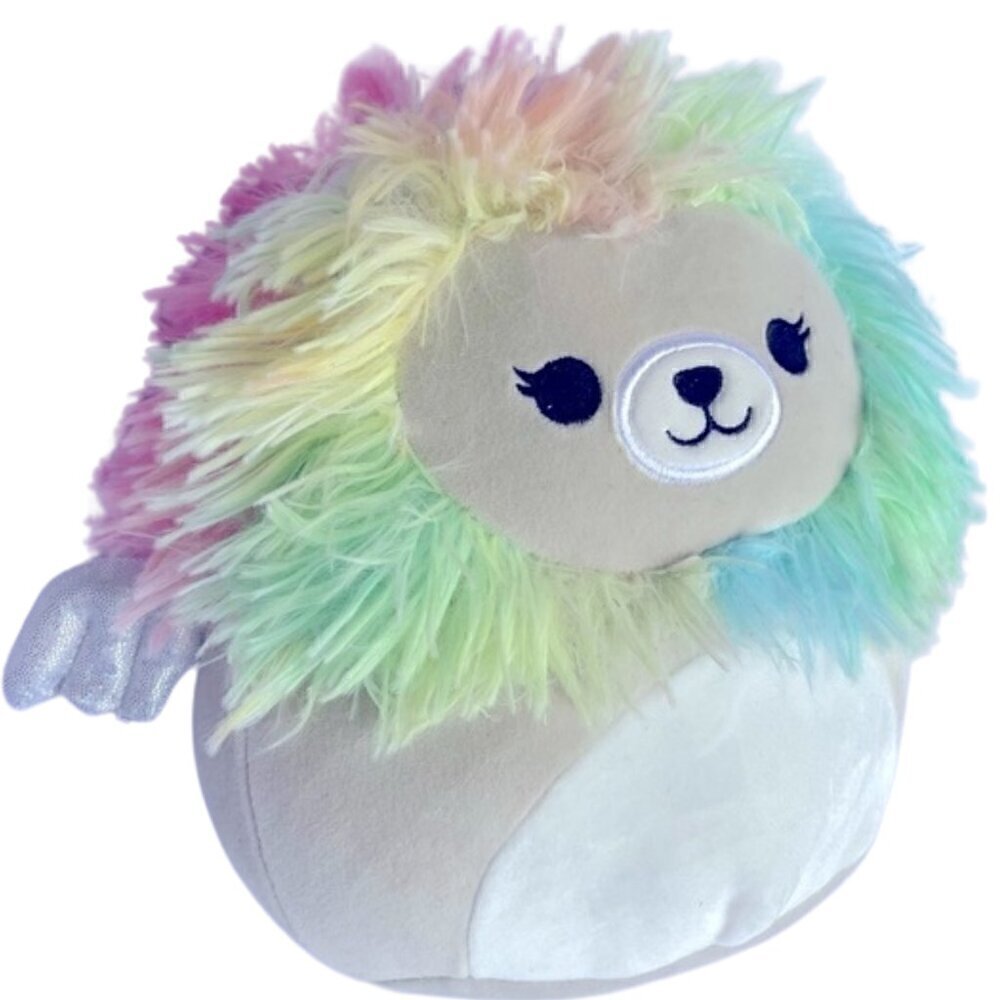 8" Squishmallow Lenori the Griffin Winged Pastel Rainbow Mane Plush Stuffed